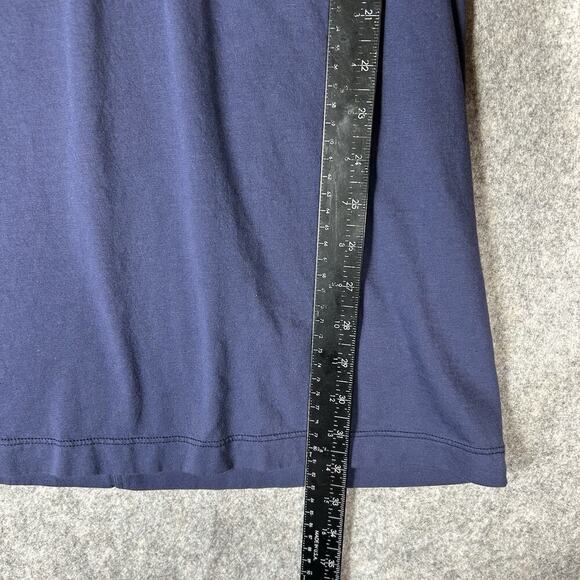 LILLY PULITZER Brewster Mini Dress Womens Medium Navy Blue White 11529 Vacation - Picture 4 of 7